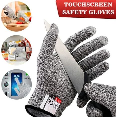 Gants de travail - Ezlife - Protection contre les coupures - Niveau 5 - Conformes à la norme EN 388 - Cuisine, Jardin, Loisirs créatifs (1/4)