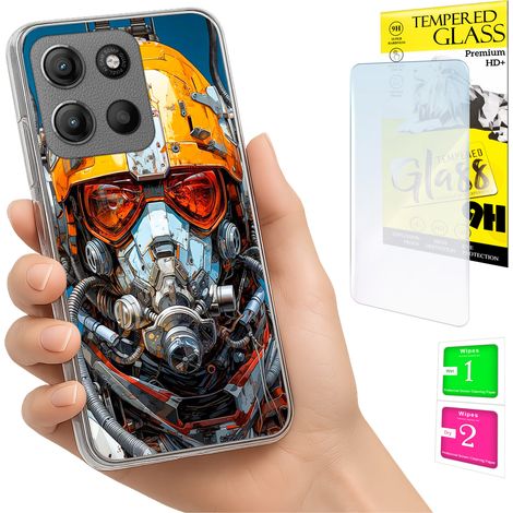 Funda para Motorola Moto G15 / G15 Power, carcasa trasera + cristal (1/5)