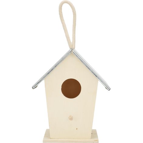 Dekoratives Vogelhaus – Vogel – Balkon / Garten / Haus – Eier + Matte – 5 Schalen