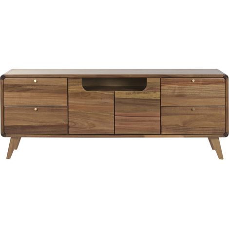 Mueble Tv Acacia Metal 141X32X55 (1/5)