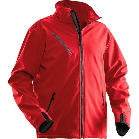 Veste Softshell JOBMAN 1201, rouge, Taille M (1/5)