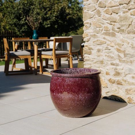 Vaso NEWTON 21x23cm viola chiaro