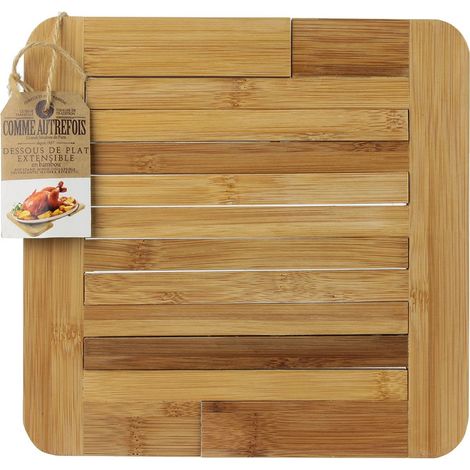 Dessous de Plat - COOK CONCEPT - Extensible - Bambou - Beige (1/3)