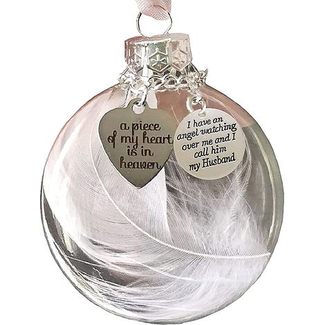 Ornement De Noël - Boule Ange Plume - Décoration Arbre De Noël Fenêtre Porte - Lot De 1 Pièce (1/5)