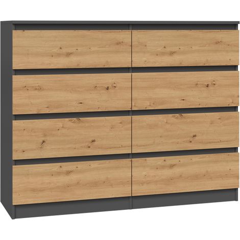 Commode Malwa M8/120 ANTHRACITE ARTISAN (1/4)