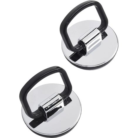 Ersatz-Ablaufabdeckungen mit Griff für Bad und Küche für Waschbeckenabläufe, passend für 42 x 46 mm Durchmesser, ABS- und PVC-Material, auslaufsichere Gummidichtung, 2 Stück (1/4)