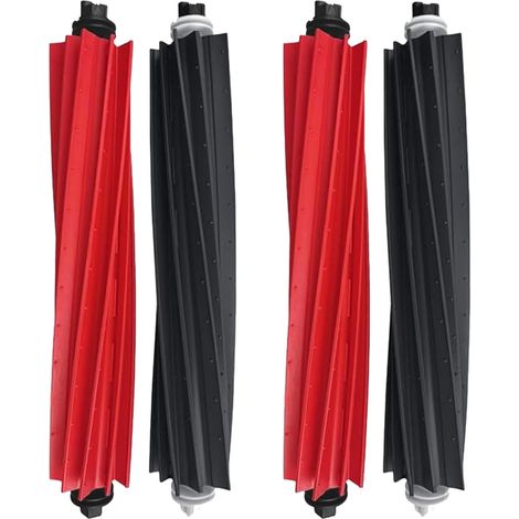 Set mit 2 Ersatz-Doppelhauptbürsten, kompatibel mit Roborock S8+ / S8 Pro Ultra / Q5 Pro+ / Q8 Max / Q8 Max+ Saugrobotern – Zubehörset (Walzenbürsten) (1/5)