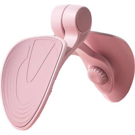 Attache-cuisses renforçateur de hanches, entraînement de force des jambes, clip portable pour muscles du plancher pelvien et intérieur des cuisses, rose (1/5)