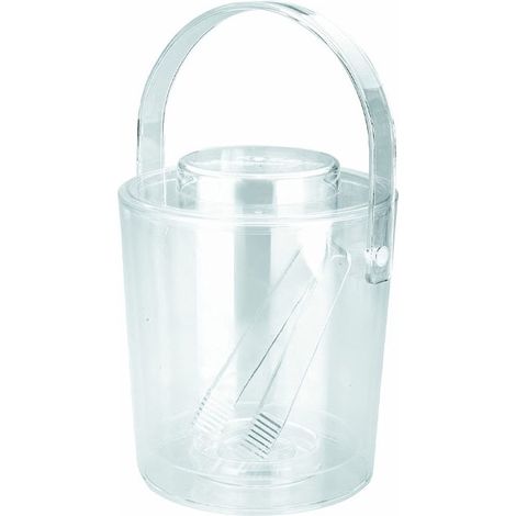 Secchiello per ghiaccio a doppia parete con morsetto + coperchio 3 litri.