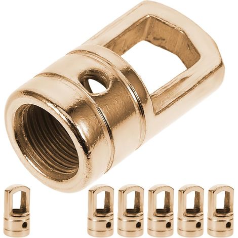 Support Plafonnier en Fer Robuste Boucle de Plafond Suspendre, Résistant la Déchirure, 10 Pièces pour Éclairage et Ventilateurs de Plafond (1/5)