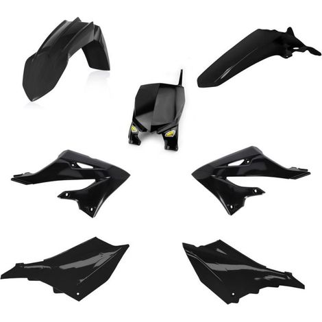Kit Plastique Cycra 5 Elements NOIR YAMAHA YZ125/250 2022