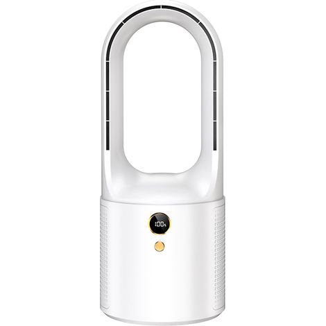Ventilateur sans pales d'été portable en ABS silencieux mini USB à ventilation puissante.-AquaForge (1/5)