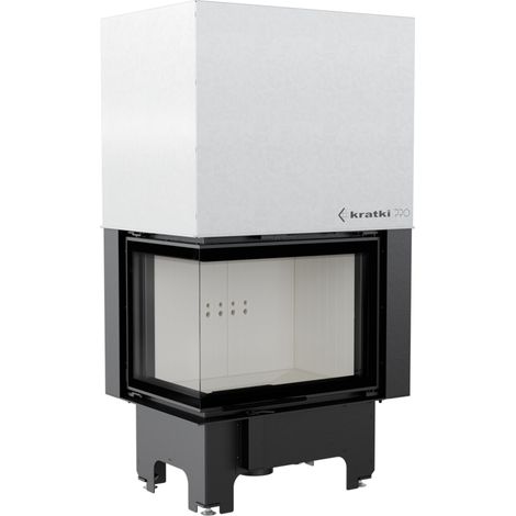 Kratki Kamineinsatz VNL 700/480 Links Hebetür 12 kW Kamin Kaminofen Heizeinsatz (1/5)