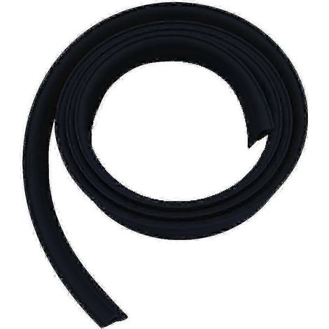 Bande de protection de bord de moquette en PVC de 2 mètres, bandes de transition de sol en caoutchouc, garniture adhésive en T (1/5)