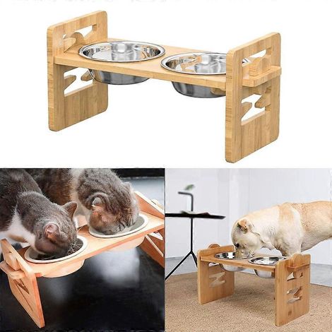 Gamelle anti-vomissements pour chats, gamelle pour petits animaux, gamelle pour nourriture et abreuvoirs (1/4)
