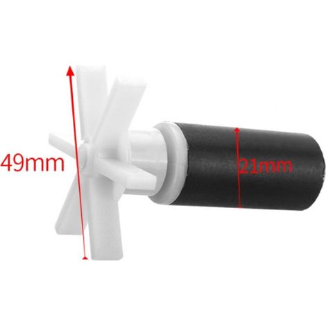 Pour Intex 401M 637R Pure Spa Impeller Type de modèle SSP-H-20-M,SB-20M pour pompe à eau, comprend un arbre en acier Rotor de pompe à eau de 4,5 m + arbre en céramique
