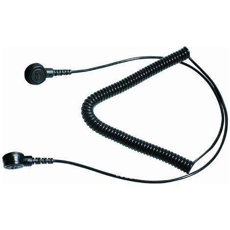 Bernstein Tools Cable ESD negro 2,40 metros en espiral