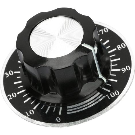 5 pièces MF-A03 Bouton de potentiomètre/Plaque graduée/Cadran/Plaque signalétique 1 jeu (1/5)