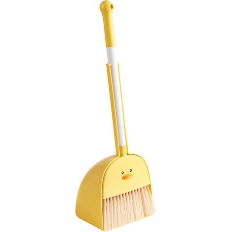 Ensemble balai et pelle pour enfants, mini balai et pelle, jouet de nettoyage pour la maison et l'apprentissage du balayage pour bébés.