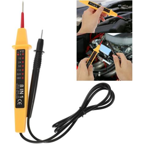 [JAMAIS UTILISÉ] Testeur de circuit électrique 8 en 1 Testeur de tension multifonction Stylo détecteur de continuité 6 V-380 V pour Tension Voltmètre pour Testeur Circuit Tension (1/4)