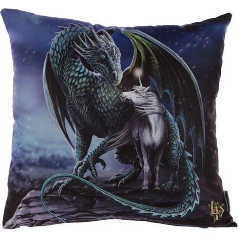 Coussin Licorne et dragon magique