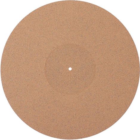 Tapis de protection antistatique pour platine vinyle, tapis en liège pour disque vinyle-30.00X30.00X0.30CM