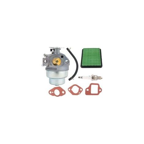 Carburateur pour moteur Honda GCV160, GCV135, GC160, GC135, GCV160-OHC et tondeuse à gazon, kit d'accessoires de carburateur pour tondeuse à gazon GCV 160 avec joint, bougie et filtre à air - Crezuo (1/4)