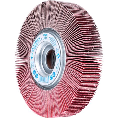 PFERD TOOLS Lamellenschleifrad FR Ø 150x30mm Bohrung Ø 25,4 mm CO-COOL80 für kühlen Schliff auf Edelstahl 2 Stk