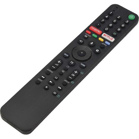 Telecomando per TV senza controllo vocale per Netflix e Google Play, compatibile con SONY RMF-TX500P, RMF-TX520U e KD-43X8000H (nero). (1/4)