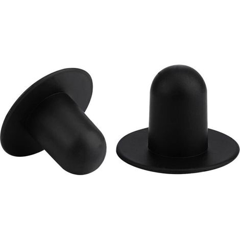 Bouchon de Piscine, Compatible Intex et, Bouchon de Trou de Crépine de Pompe de Filtre Bouchon de Vidange Piscine Bouchon de Piscine Hors Sol (2 Pièces, noir)