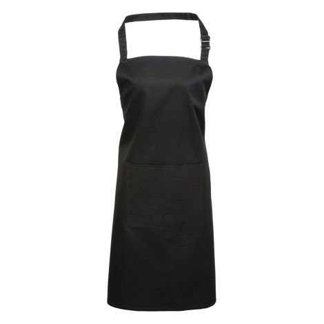 Tablier 860mm, noir, Coton, polyester Fixation arrière ( Prix pour 1 )