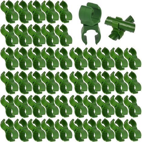 50 Pièces Clips de Connecteur pour Plantes en Treillis Réglable Escalade Vigne Connecteur Jardin Clips de Fixation de Tige Végétale Clip Multifonctionnel de Jardinage pour Cage Tomates Connecteurs (1/5)