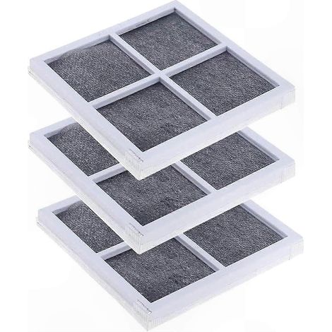 Filtres anti-odeurs Pure n Fresh pour réfrigérateur, lot de 3 pièces, éliminateurs d'odeurs de frigo, accessoires de remplacement compatibles (1/5)