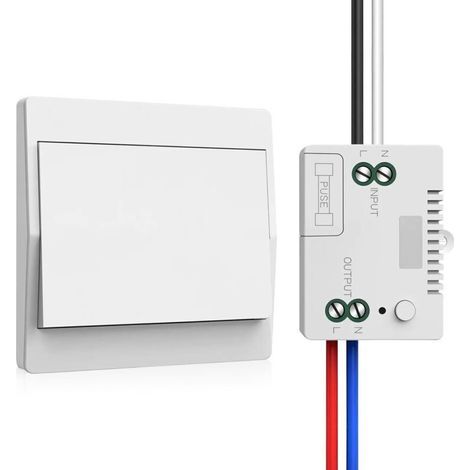 Set di interruttori wireless - Interruttore wireless autoalimentato - Interruttore a parete impermeabile - Controlla la tua luce fino a 200 m (1/4)