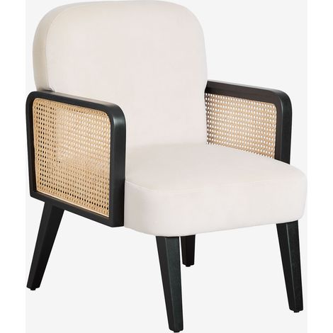 Poltrona in velluto Icon SKLUM Beige Crema (1/5)