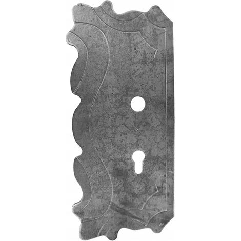 Piastra sinistra 72 fori spaziatura elementi forgiati 63.109.72 H305XL135 4MM