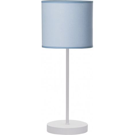 Lampada da tavolo Ibor 1xe14 Bianco/Blu 48x17x17 Cm brand FABRILAMP