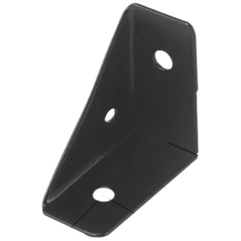 Connecteur D Angle - Métal Noir - 38 X 38 X 54 Mm - Pour Fixation Meuble À 90° - Lot De 20