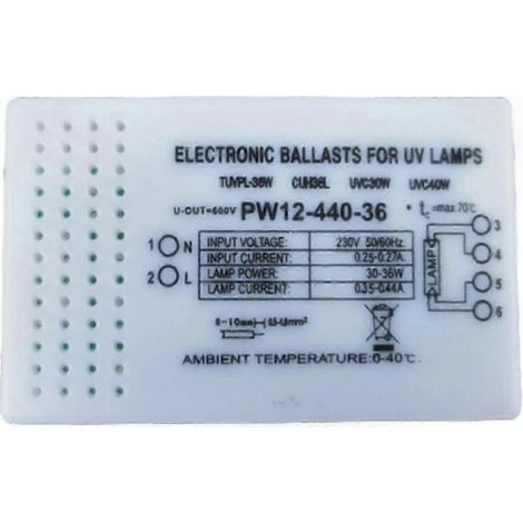Universelles elektronisches 220V-Vorschaltgerät für G23 G10q G5 UV-Lampen, 30-36W Ersatztreiber, stabiles und kompatibles Netzteil. (1/5)