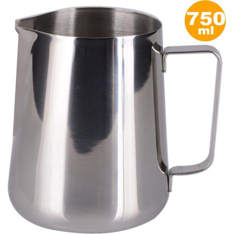 Trade Shop - Jarra De Café 750 Ml Molinos De Café Acero Inoxidable Polvo De Café -
