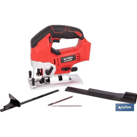 Scie sauteuse à batterie Li-ion 20 V avec moteur brushless et vitesse variable (1/4)