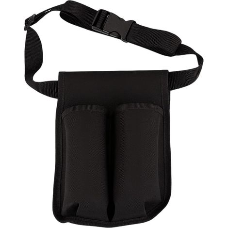 1 unité Étui de Massage Professionnel, Porte-Flacons pour Huiles et Lotions, Idéal pour Kinésithérapeutes, Esthéticiennes et Soignants, Design Nylon Noir Pratique (1/5)
