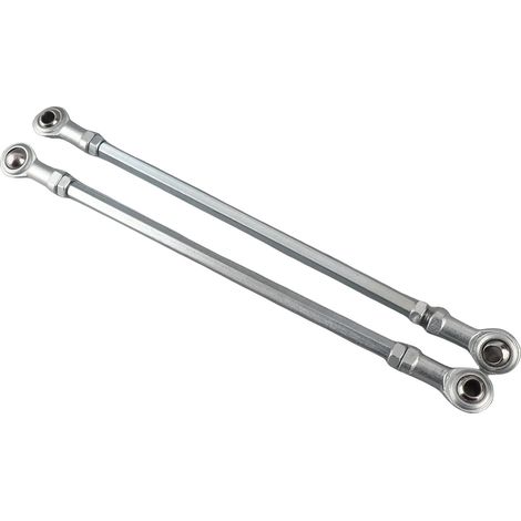 Kit de barra de dirección de 295 mm y 8 mm - 2 piezas de aleación resistente para kart y ATV
