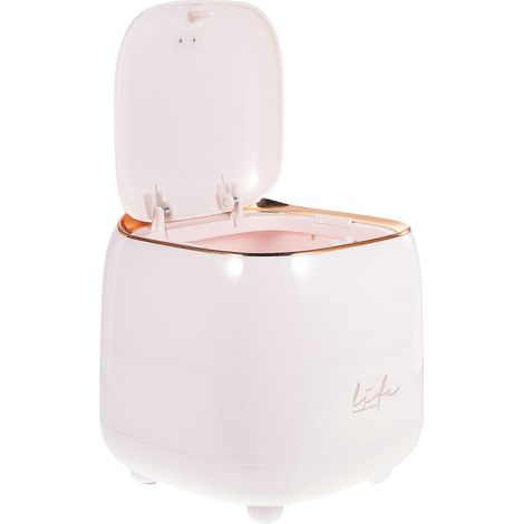 Couvercle de poubelle de voiture, porte-poubelle de bureau, poubelle de rangement, mini-poubelle (1/5)