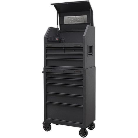 Sealey AP27BESTACK Superline PRO Black Edition Tool Chest Combination with 9 Soft Close Drawers & Power Strip (1/5)