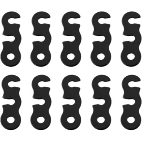 Tensionneur De Corde En Alliage D'aluminium - Pour Tentes Et Activités Extérieures - Diamètre Corde 3 À 9 Mm - Lot De 10 (1/5)
