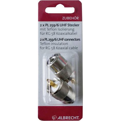 Albrecht 50120 connettore coassiale 2 pezzo/i (1/3)
