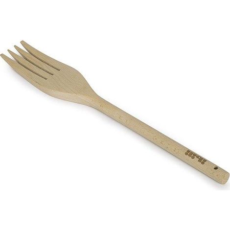 ibili Forchetta in Legno Dorata 22 cm Resistente Faggio