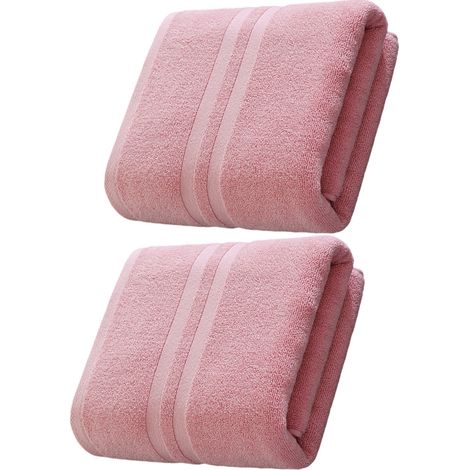4 pièces Serviette de bain, microfibre, 70x140 cm, ultra-absorbante, séchage rapide, pour sport, yoga, spa et fitness (1/5)
