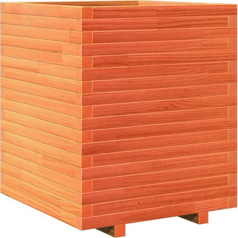 Maison Exclusive - Pflanzkübel Wachsbraun 60x60x72 cm Massivholz